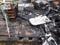 Wohnwagen ausgebrannt Koeln Muelheim Muelheimer Ring Piccoloministr P095
